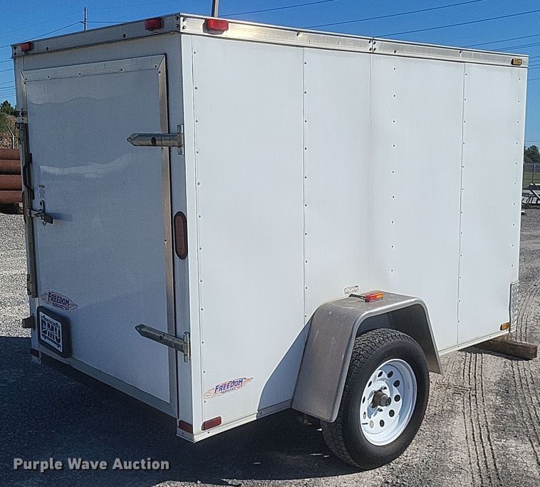 image for item DQ3666 2013 Freedom Trailers 5X8SA enclosed cargo trailer