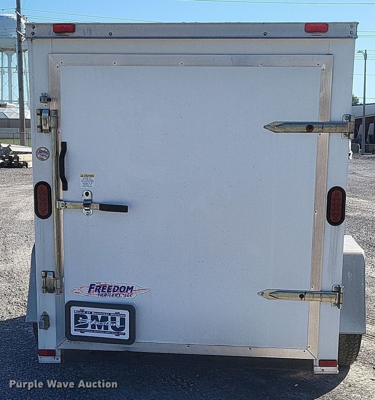 image for item DQ3666 2013 Freedom Trailers 5X8SA enclosed cargo trailer