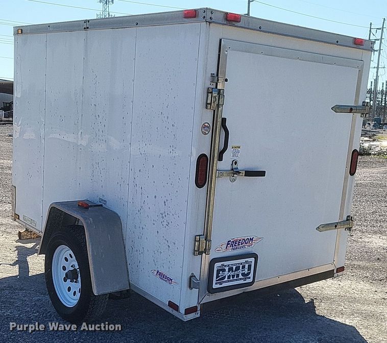 image for item DQ3666 2013 Freedom Trailers 5X8SA enclosed cargo trailer