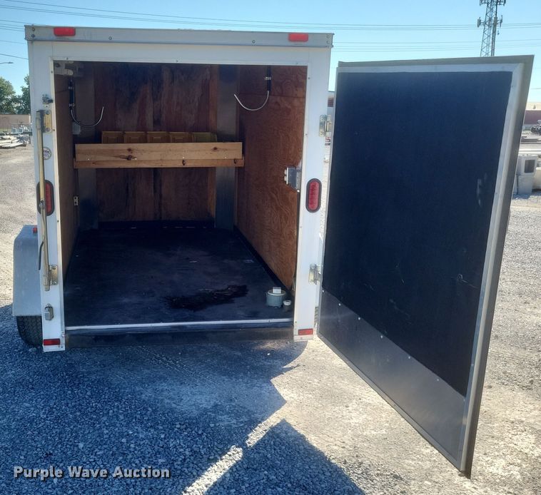 image for item DQ3666 2013 Freedom Trailers 5X8SA enclosed cargo trailer