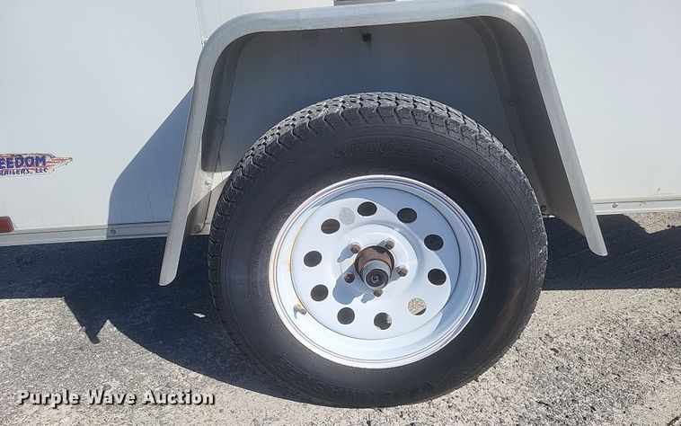 image for item DQ3666 2013 Freedom Trailers 5X8SA enclosed cargo trailer