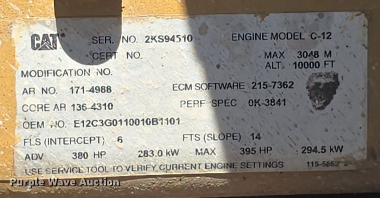 image for item DQ4569 2003 Kenworth  T800 dump truck