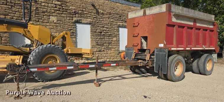 image for item DQ4573 2002 Wheeler Galion 502F end dump pup trailer
