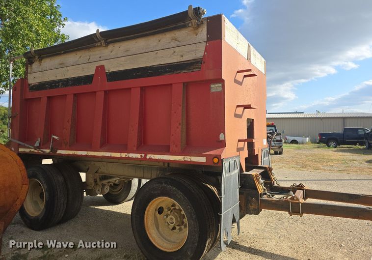 image for item DQ4573 2002 Wheeler Galion 502F end dump pup trailer