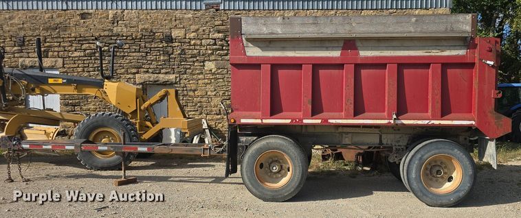 image for item DQ4573 2002 Wheeler Galion 502F end dump pup trailer