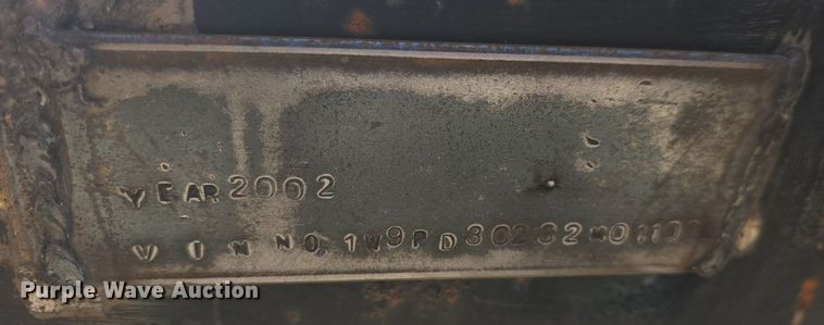 image for item DQ4573 2002 Wheeler Galion 502F end dump pup trailer