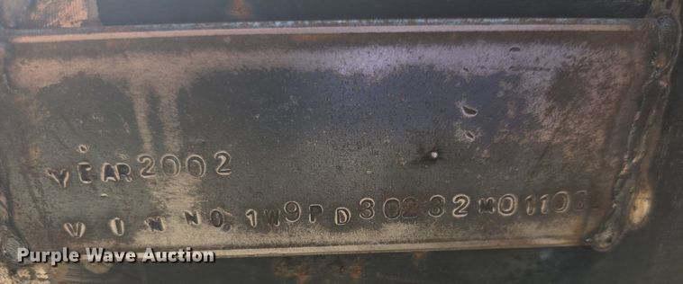 image for item DQ4573 2002 Wheeler Galion 502F end dump pup trailer