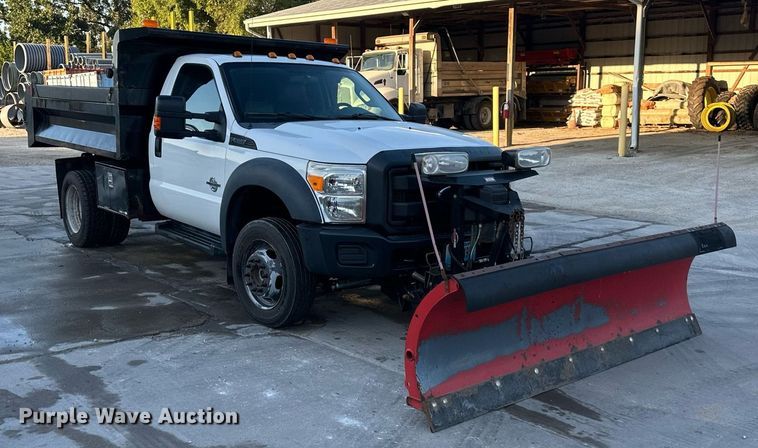 image for item DR2637 2013 Ford F550 Super Duty dump truck