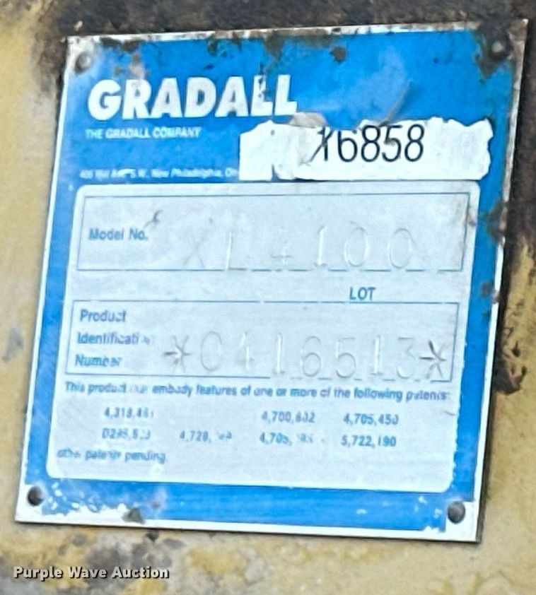 image for item DR2638 1999 Gradall XL4100 wheeled excavator