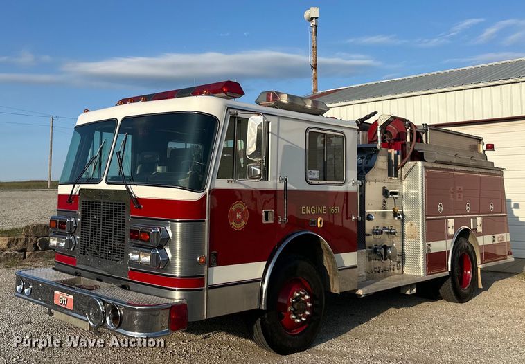 image for item DR2660 1990 Simon-Duplex Pumper Tanker pumper fire truck