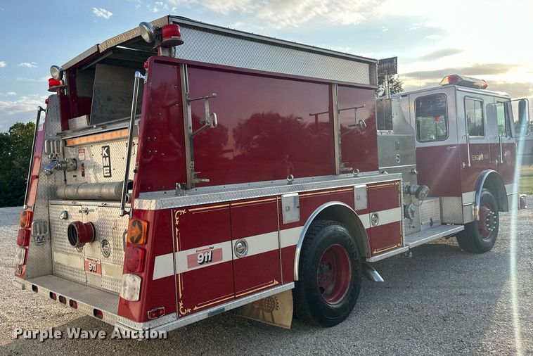 image for item DR2660 1990 Simon-Duplex Pumper Tanker pumper fire truck