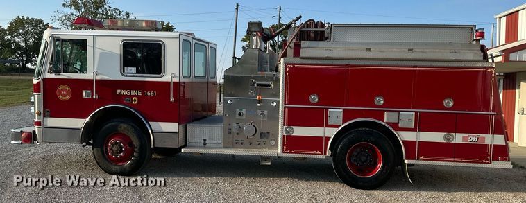 image for item DR2660 1990 Simon-Duplex Pumper Tanker pumper fire truck