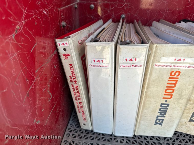 image for item DR2660 1990 Simon-Duplex Pumper Tanker pumper fire truck