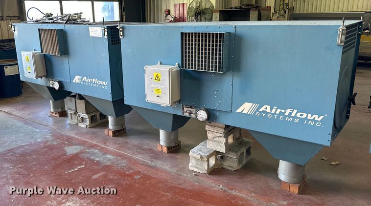 image for item DR2697 (2) 2007 Airflow Systems TC4-PG6 dust collectors