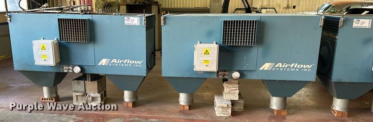 image for item DR2697 (2) 2007 Airflow Systems TC4-PG6 dust collectors