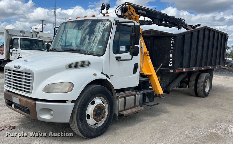 image for item DS3123 2014 Freightliner M2 grapple crane truck