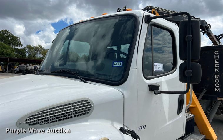 image for item DS3123 2014 Freightliner M2 grapple crane truck