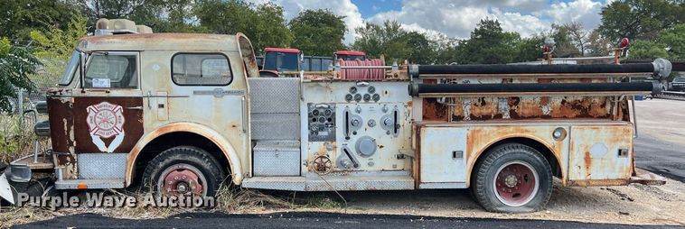 image for item DS3124 1970 American LaFrance  pumper fire truck