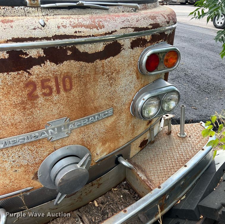 image for item DS3124 1970 American LaFrance  pumper fire truck