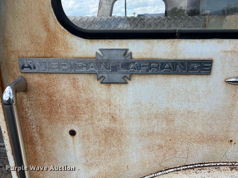 image for item DS3124 1970 American LaFrance  pumper fire truck