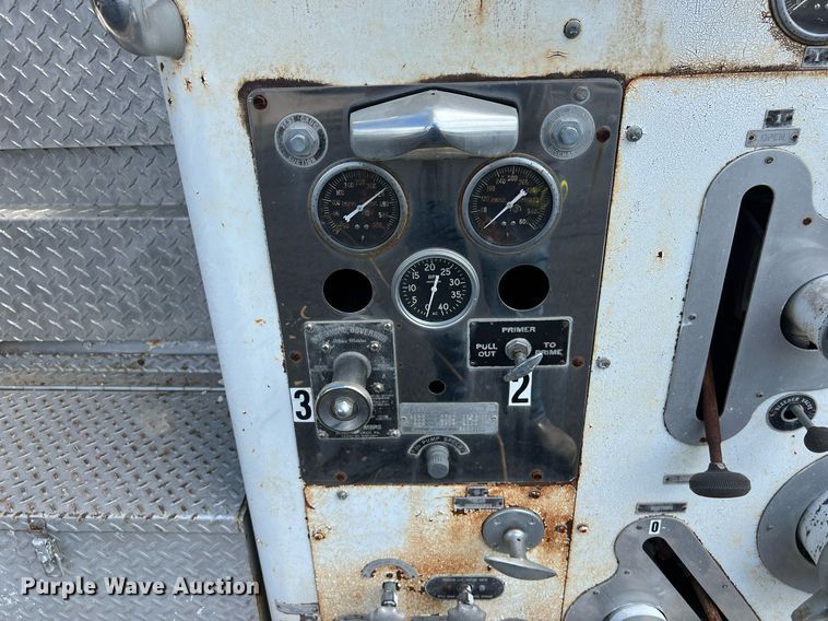 image for item DS3124 1970 American LaFrance  pumper fire truck