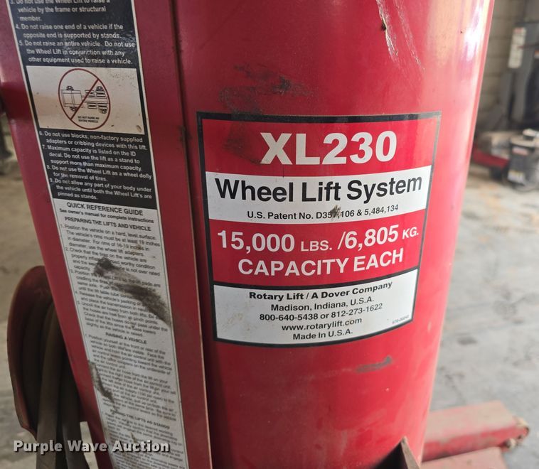 image for item DS4860 (2) Rotary XL230 lifts