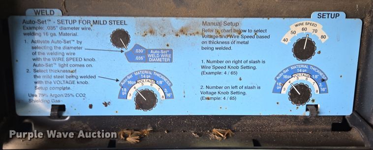 image for item DT5274 Miller  Millermatic 212 welder