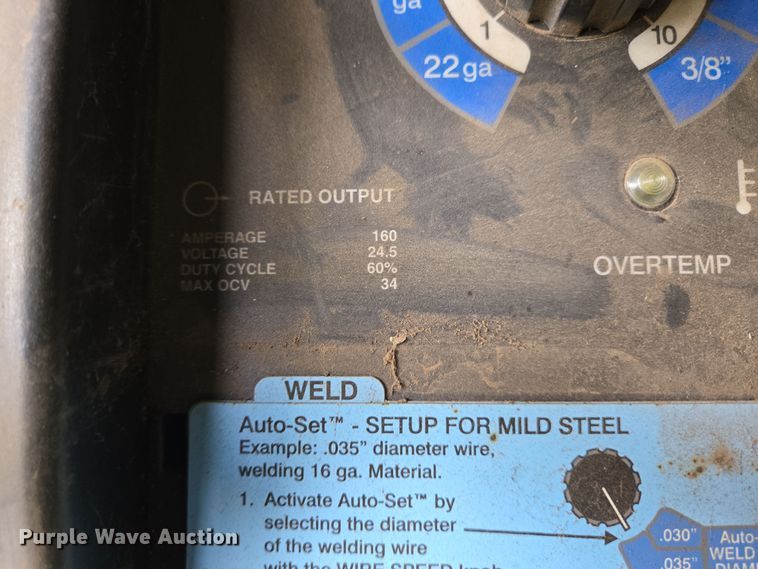 image for item DT5274 Miller  Millermatic 212 welder