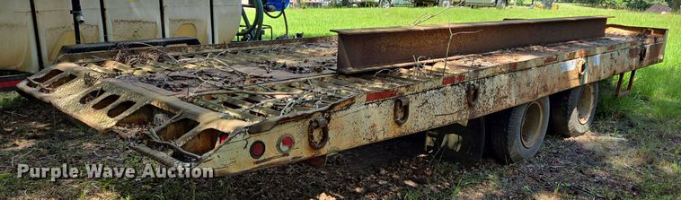 image for item DT5275 1985 Eagle tilt deck equipment trailer