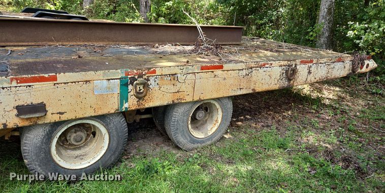 image for item DT5275 1985 Eagle tilt deck equipment trailer