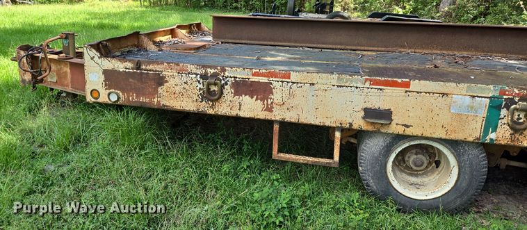image for item DT5275 1985 Eagle tilt deck equipment trailer