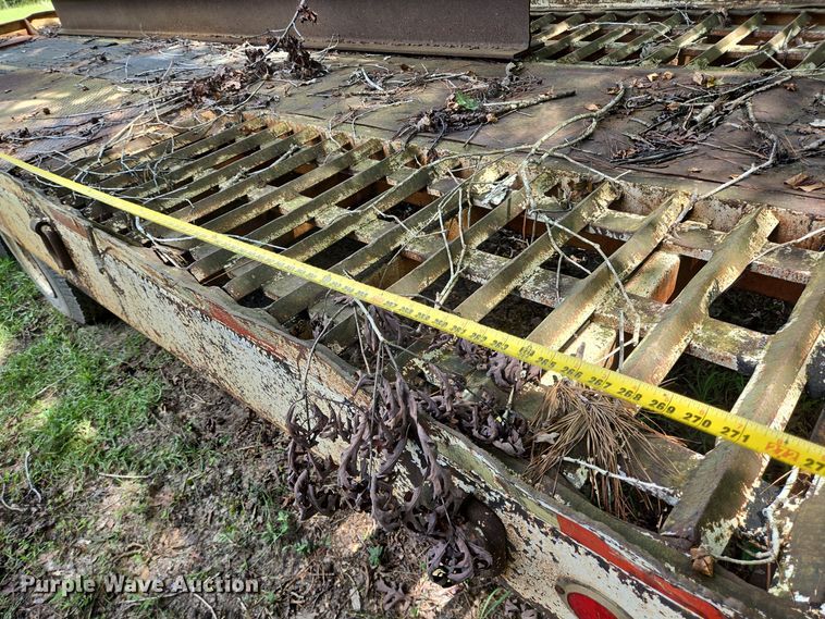 image for item DT5275 1985 Eagle tilt deck equipment trailer