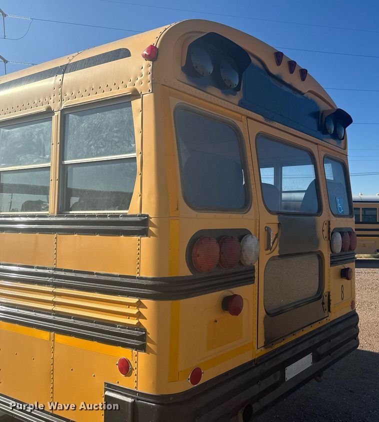 image for item DV2807 1996 Blue Bird TC2000 school bus