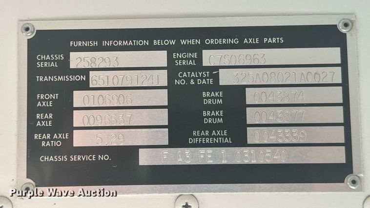 image for item DV2808 2009 Blue Bird All American school bus