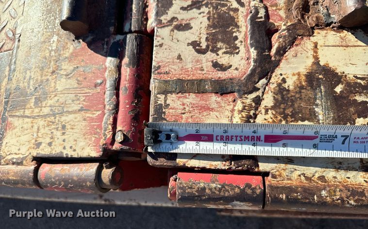 image for item DV2825 1973 Schwartz PFD drop deck hydraulic tail equipment trailer