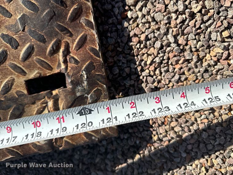 image for item DV2825 1973 Schwartz PFD drop deck hydraulic tail equipment trailer