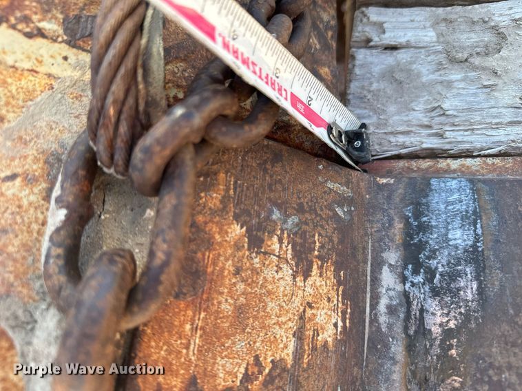 image for item DV2825 1973 Schwartz PFD drop deck hydraulic tail equipment trailer