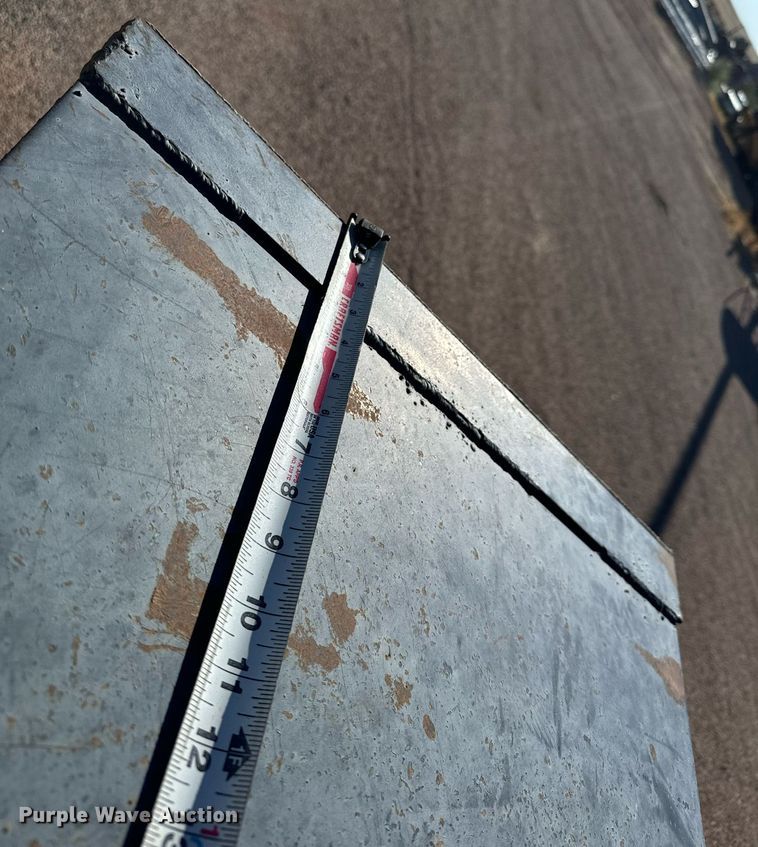 image for item DV2825 1973 Schwartz PFD drop deck hydraulic tail equipment trailer