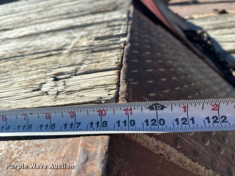 image for item DV2825 1973 Schwartz PFD drop deck hydraulic tail equipment trailer