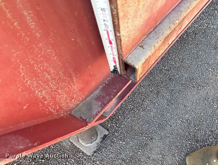 image for item DV2825 1973 Schwartz PFD drop deck hydraulic tail equipment trailer