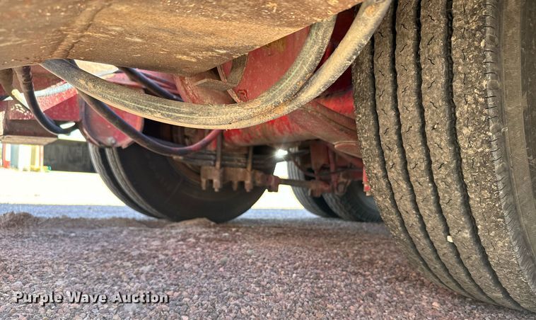 image for item DV2825 1973 Schwartz PFD drop deck hydraulic tail equipment trailer