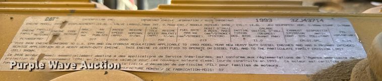 image for item DV2830 1994 Kenworth  T600 pumper fire truck