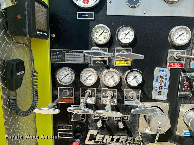 image for item DX1122 1990 Ford CF8000 pumper fire truck