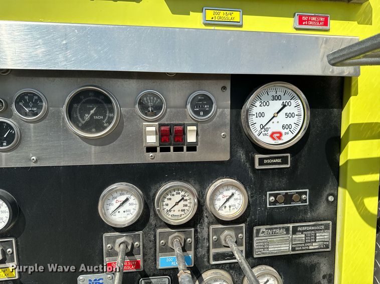 image for item DX1122 1990 Ford CF8000 pumper fire truck