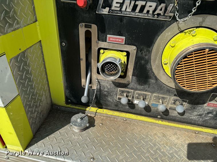 image for item DX1122 1990 Ford CF8000 pumper fire truck