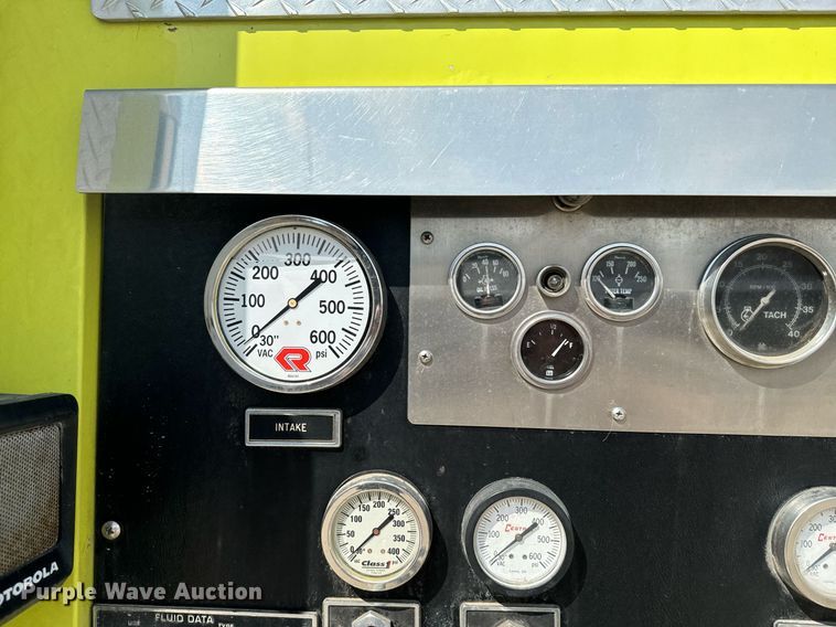 image for item DX1122 1990 Ford CF8000 pumper fire truck