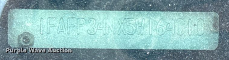 image for item DX1253 2005 Ford Focus 