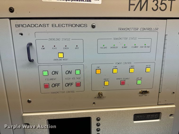 image for item DX1282 Broadcast Electronics FM35T FM transmitter