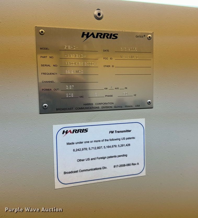 image for item DX1282 Broadcast Electronics FM35T FM transmitter