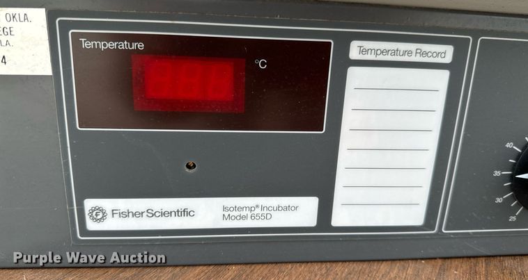 image for item DX1286 Fisher Scientific 655D incubator